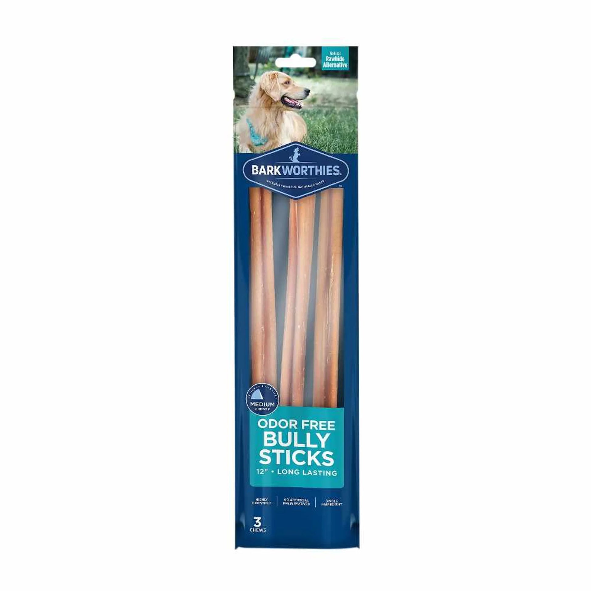 Barkworthies Bully Stick - Odor Free by Barkworthies