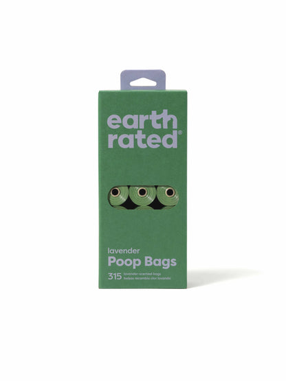 Earth Rated Lavender Poop Bags 315ct on 21 Refill Rolls by Earth Rated