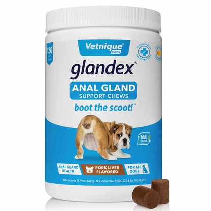 Glandex Pork Liver Soft Chews Jar by Glandex