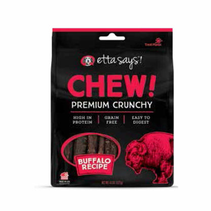 Etta Says! Chew Premium Crunchy Buffalo Dog Chew 4.5oz by Etta Says!