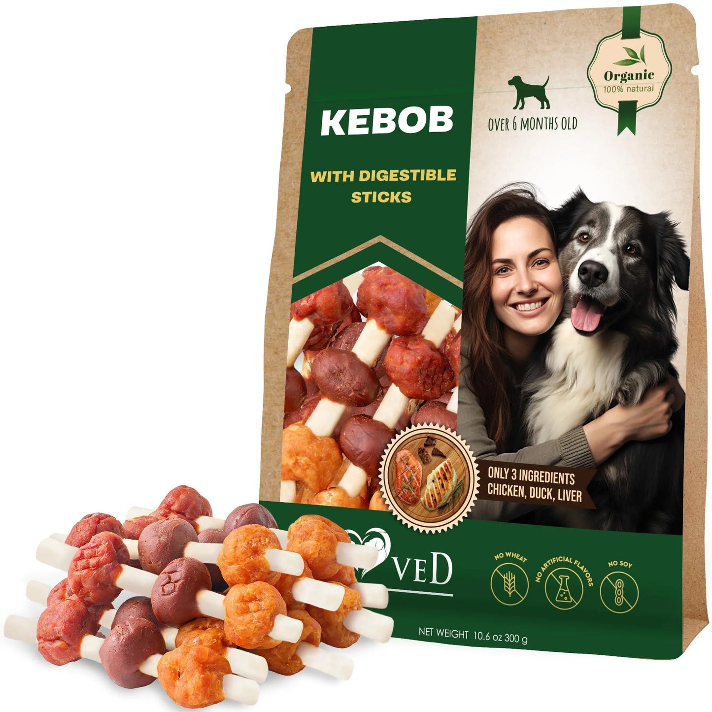 Dog Treats with Duck Chicken by Beloved Pets