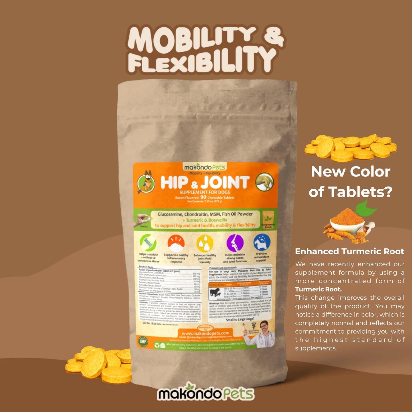 Joint Supplement for Dogs by Makondo Pets