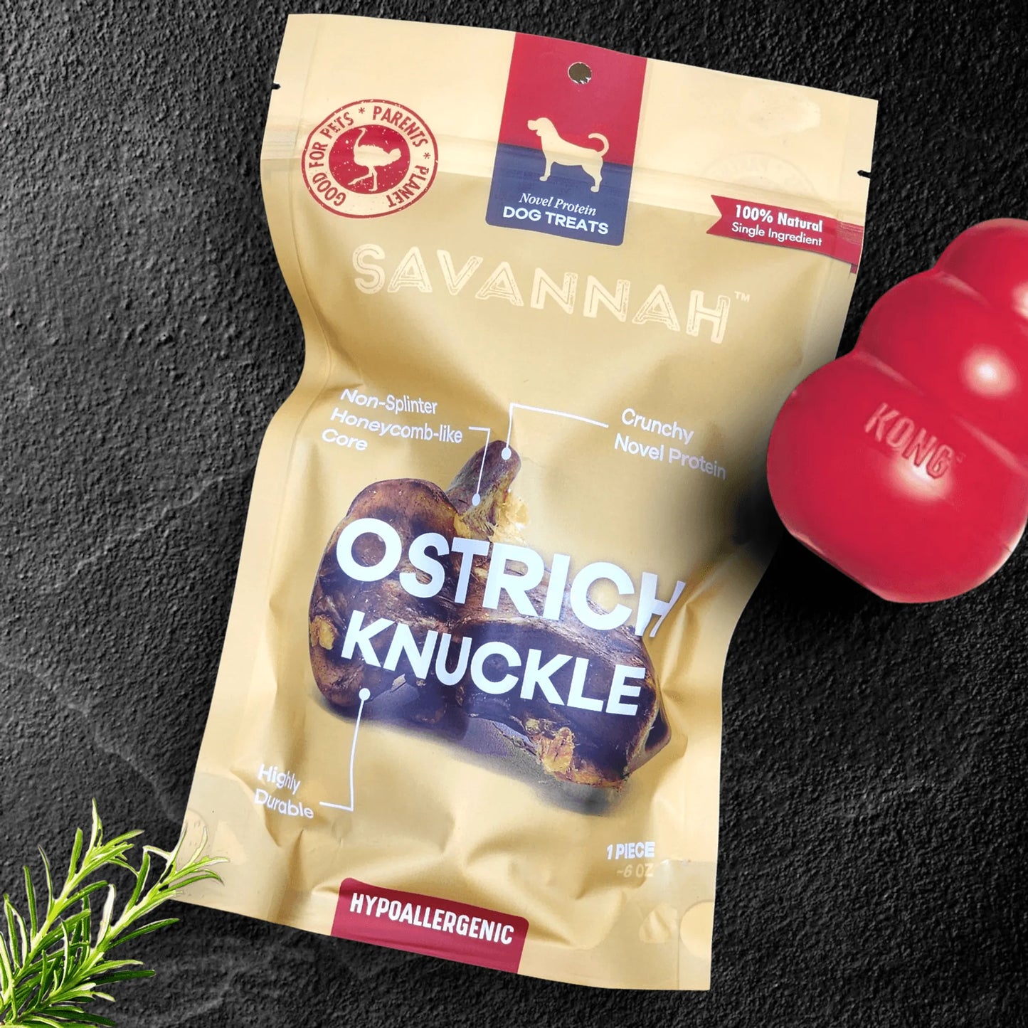 Ostrich Knuckle : The Perfect Chew for Small to Medium Dogs & Sensitive Stomachs by Savannah Pet Food