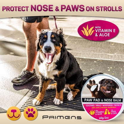 Natural Dog Paw Balm Dog Paw Protection for Hot Pavement Dog Paw Wax by Titan's Tails & Treats