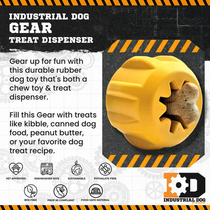 ID Gear Treat Pocket Durable Rubber Treat Holder and Chew Toy by SodaPup