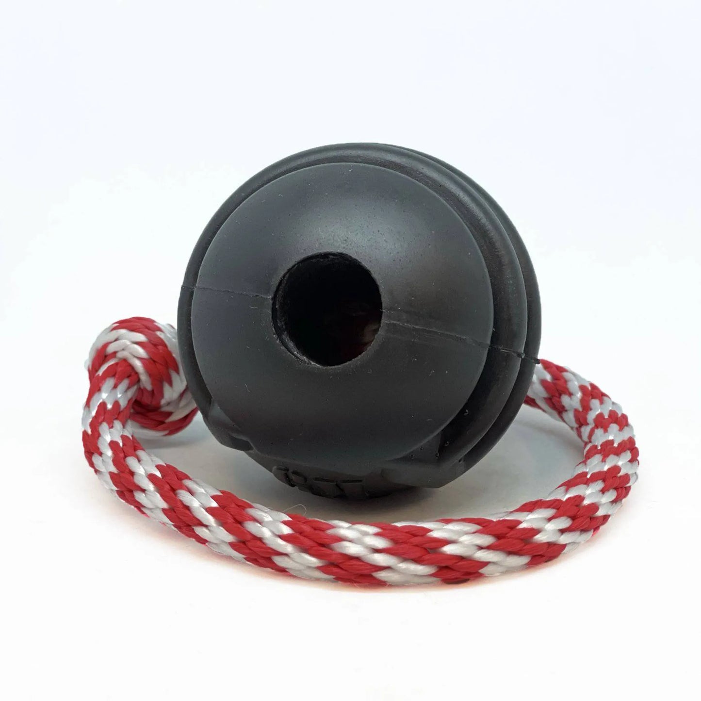 USA-K9 Magnum Black Stars and Stripes Ultra-Durable Rubber Chew Toy, Reward Toy, Tug Toy, and Retrieving Toy by SodaPup