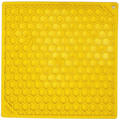 Honeycomb Design Emat Enrichment Lick Mat by SodaPup