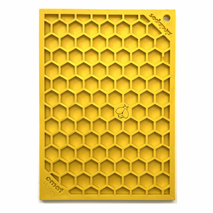 Honeycomb Design Emat Enrichment Lick Mat by SodaPup