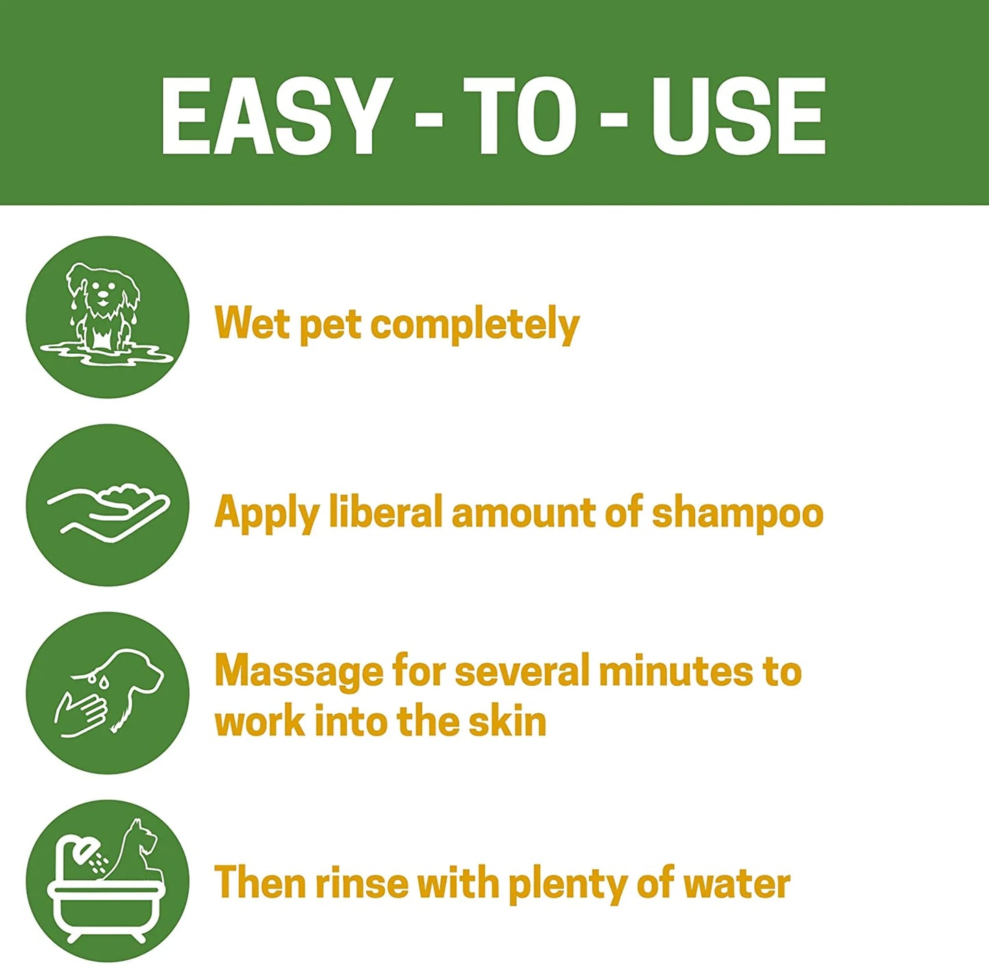 All-Natural Dog Shampoo (5 Treatment Options Available) - Size: 16 OZ | Pack Of: 1 by Romekin USA Corp