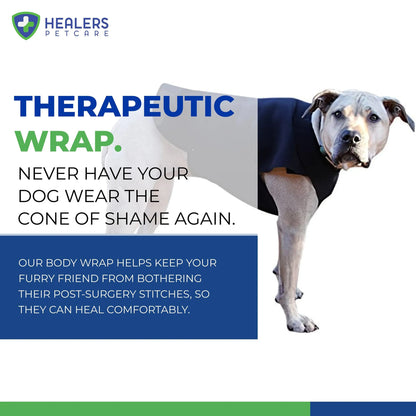 Healers Therapeutic & Anxiety Front Body Wrap by Healers Petcare
