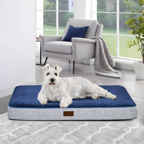 Orthopedic Dog Bed with Washable Cover, Non-Slip by Titan's Tails & Treats