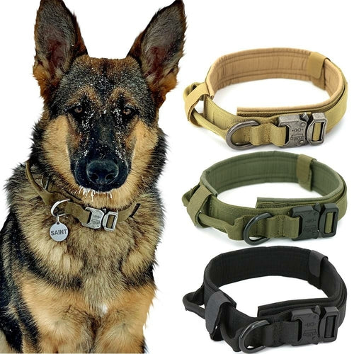 Durable Military Tactical Dog Collar by Titan's Tails & Treats