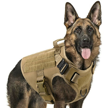 Fast Shipping Military Dog Tactical Harness And Leash Set by Titan's Tails & Treats