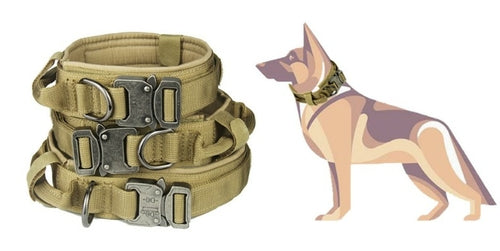 Durable Military Tactical Dog Collar by Titan's Tails & Treats